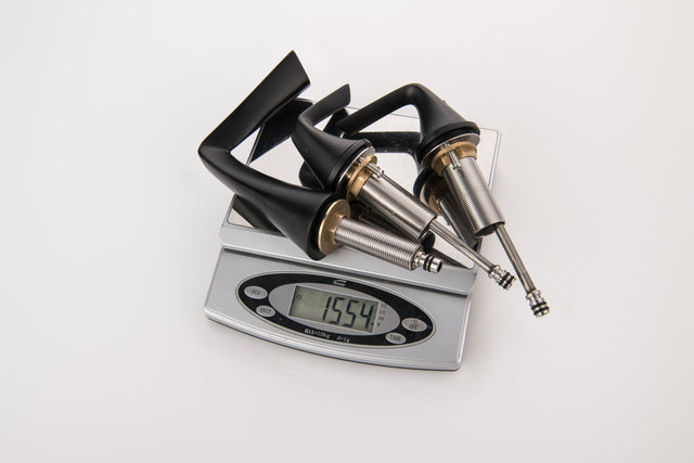 Two Handles Three-Hole Widespread Bathroom Faucet