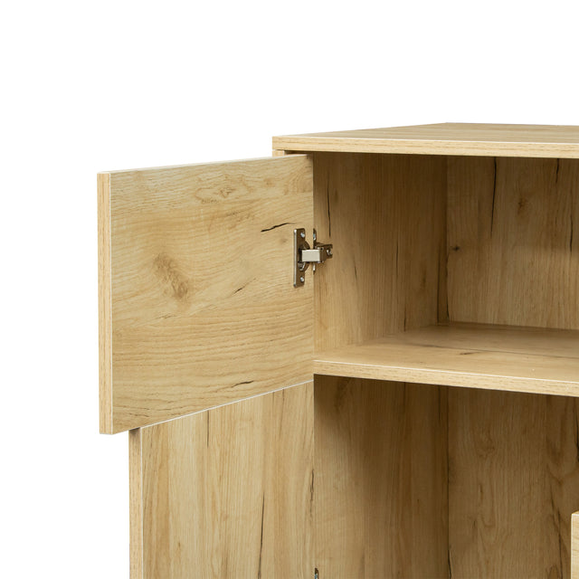 Sideboard, with four storage spaces, restaurant sideboard, entrance channel basement, bedroom and living room,oak