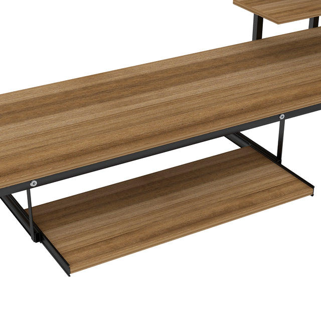 Loft Bed with Desk and Shelf , Space Saving Design,Twin（OLD SKU:MF193081AAB）