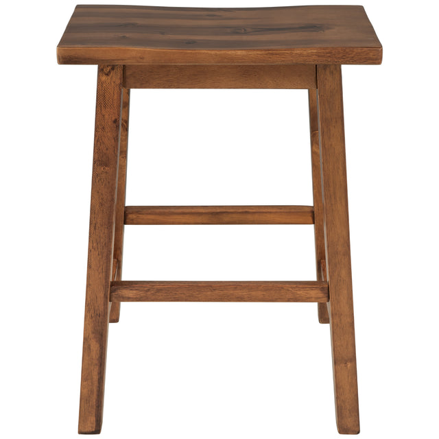 TOPMAX Solid Wood Rustic 3-piece 45" Stationary Kitchen Island Set with 2 Seatings, Rubber Wood Butcher Block Dining Table Set Prep Table Set with 2 Open Shelves for Small Places,Walnut+Cream White