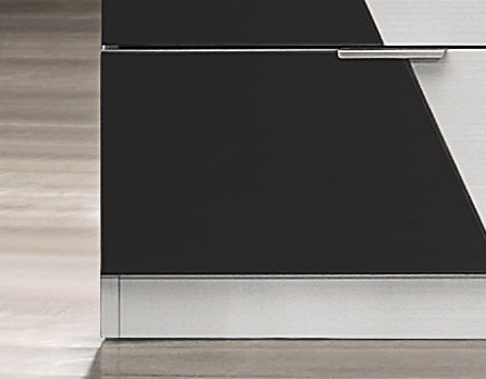 Camilla Nightstand White & Black