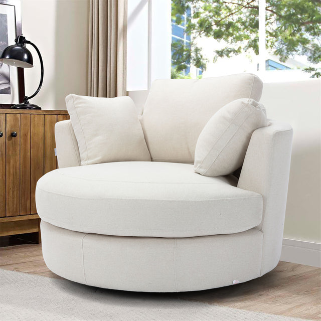 Modern  Akili swivel accent chair  barrel chair  for hotel living room Modern  leisure chair