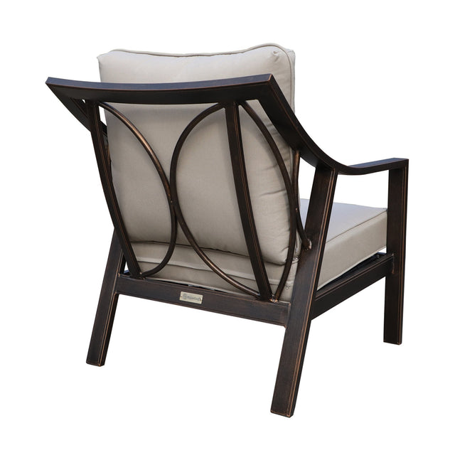 Club Chair, Taupe. Set of 2