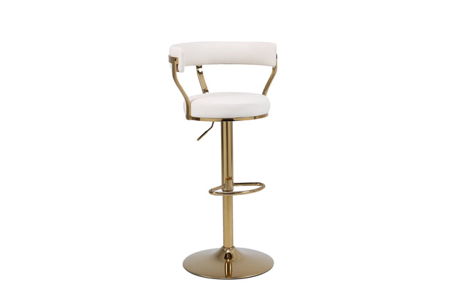 Bar Stools with Back and Footrest Counter Height Dining Chairs (1PCS/CTN)