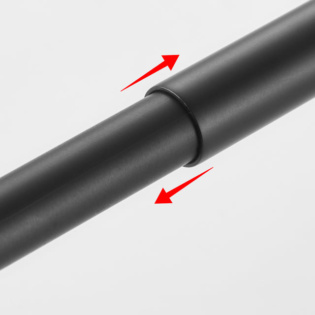 Bathroom Hardware Set, Thicken Space Aluminum 3 PCS Towel bar Set- Black Gold 16-27 Inches Adjustable Bathroom Accessories Set