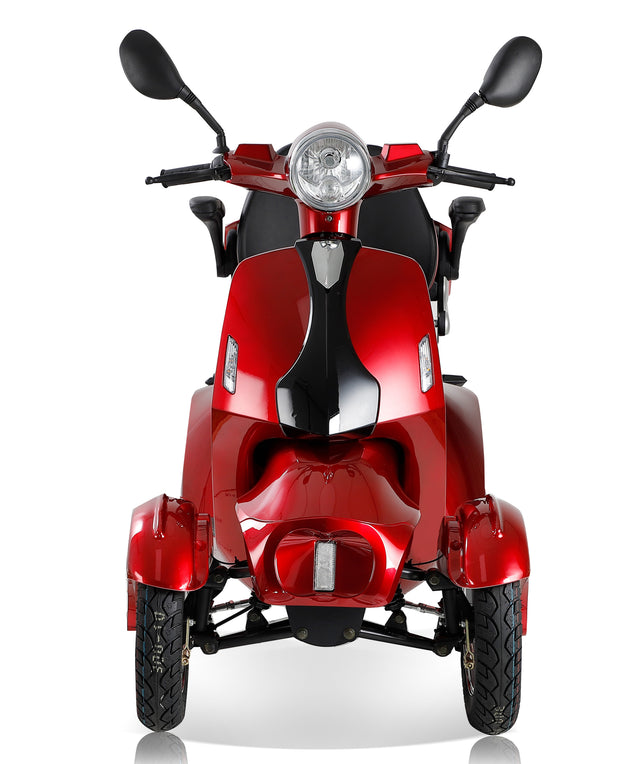 Fastest Mobility Scooter With Four Wheels For Adults & Seniors, Red 800W