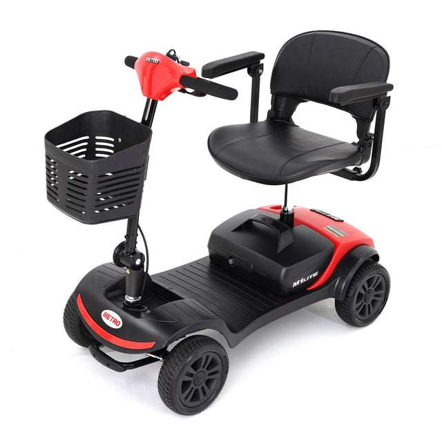 W42923316 [NO LED LIGHT] Compact Mobility Scooter- M1 LITE RED