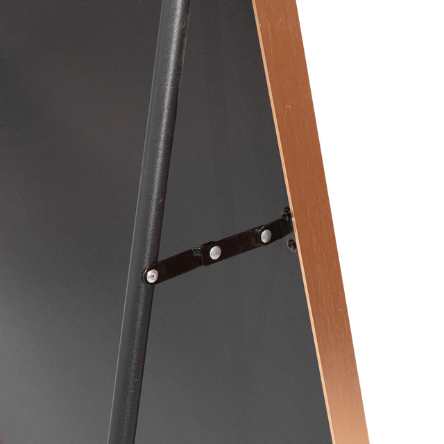 Gold 65 x 22 In Arch Stand full-length mirror