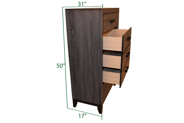 Galaxy Home Contemporary Hudson Made With Wood Chest in Gray
