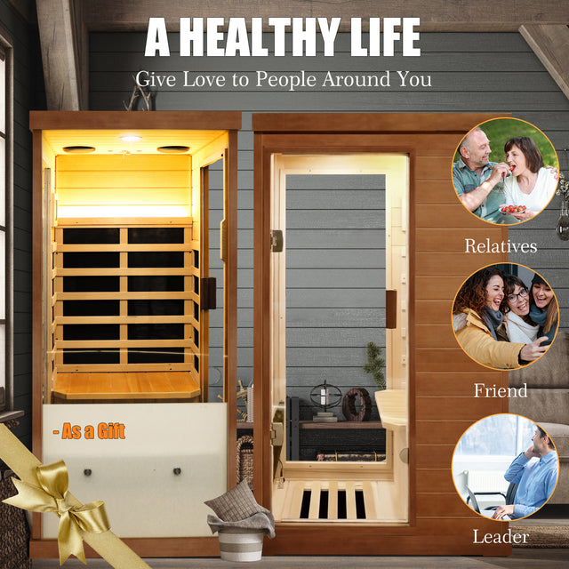 infrared sauna room single room