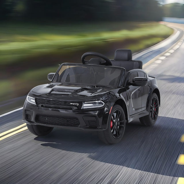 Licensed DODGE Charger，12v Kids ride on car W/Parents Remote Control ,electric car for kids,Three speed adjustable,Power display, slow start、USB,MP3 ,Bluetooth,LED light、Four wheel suspension