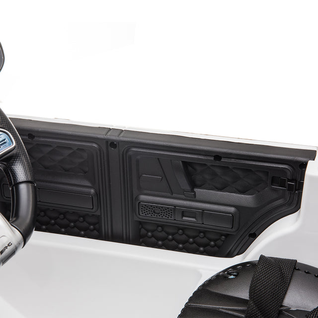 12V kids Ride On Jeep with Remote Control, Electric Car for Kids 3-6 Years, 3 Speeds, Music Story Playing, LED Lights, MP3 Player,White