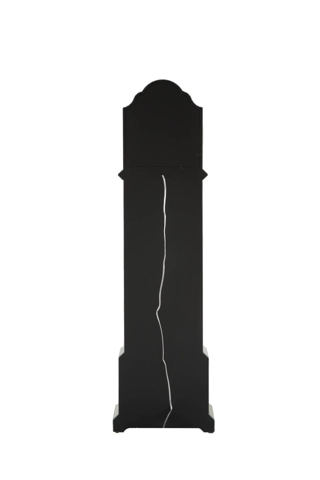 ACME Noralie GRANDFATHER CLOCK W/LED Mirrored & Faux Diamonds AC00347