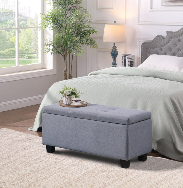 [VIDEO] Large Storage Ottoman Bench Set, 3 in 1 Combination Ottoman, Tufted Ottoman Linen Bench for Living Room, Entryway, Hallway, Bedroom Support 250lbs