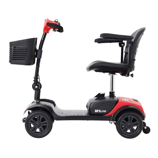 W42923316 [NO LED LIGHT] Compact Mobility Scooter- M1 LITE RED