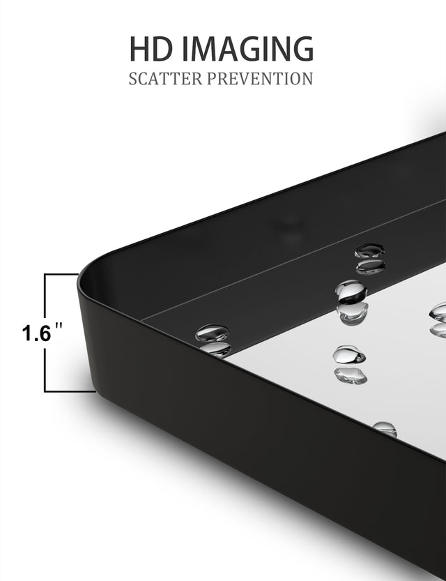 Metal Rectangles Wall Mirror