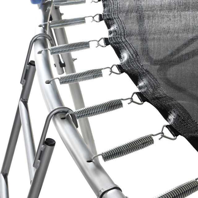 14FT TRAMPOLINE WITH SWING-METAL WITH SLIDE