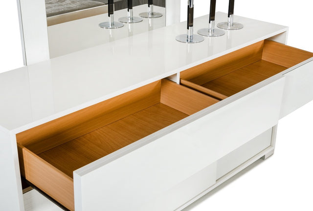 Modrest Ancona Italian White Dresser