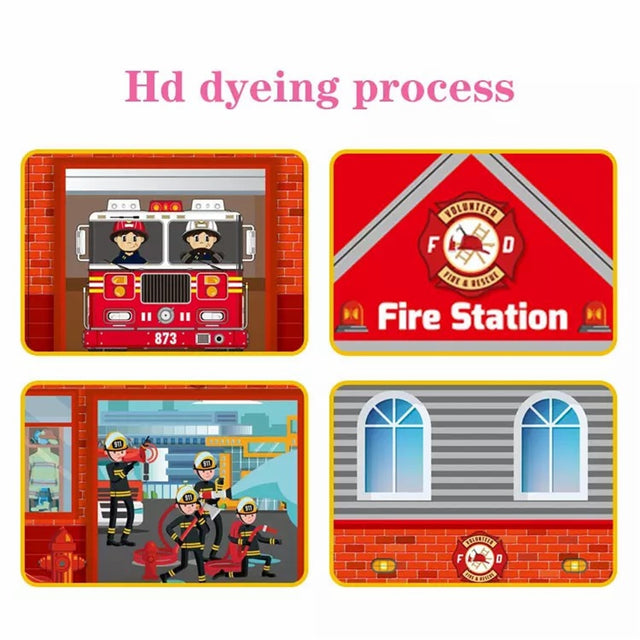 Tent for Kids,Firemen Play Tent, Kids Tent Indoor, Indoor Outdoor Children's Play Tent