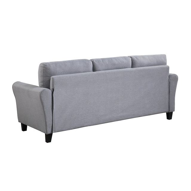 Modern Living Room Sofa Set Linen Upholstered Couch Furniture for Home or Office ,Light Grey,(2+3-Seat,Old Sku:SG000372AAA)