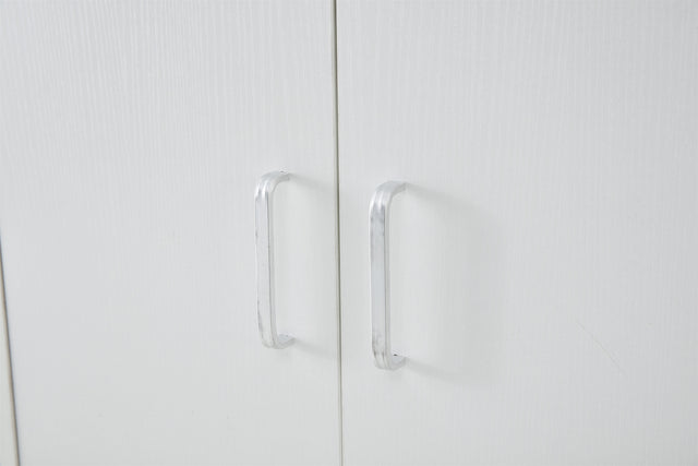 KITCH storage cabinet WHITE-Black, move with roller..