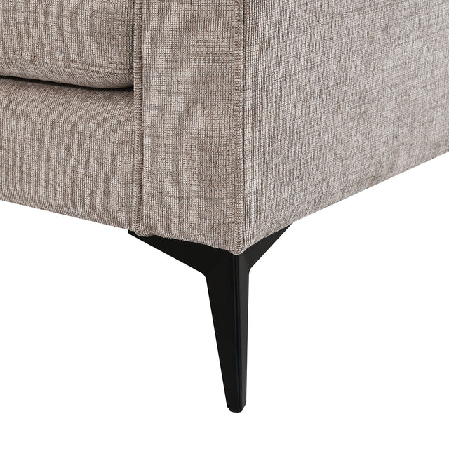[VIDEO provided] [New]Modern 3-Piece Sofa Sets with Sturdy Metal Legs,Chenille Upholstered Couches Sets Including 3-Seat Sofa, Loveseat and Single Chair for Living Room Furniture Set (1+2+3 Seat)