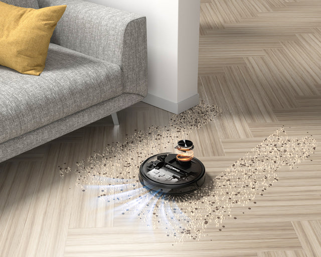 Geek Smart L8 Robot Vacuum Cleaner and Mop, LDS Navigation, Wi-Fi Connected APP, Selective Room Cleaning,MAX 2700 PA Suction, Ideal for Pets and Larger Home(Banned from selling on Amazon)