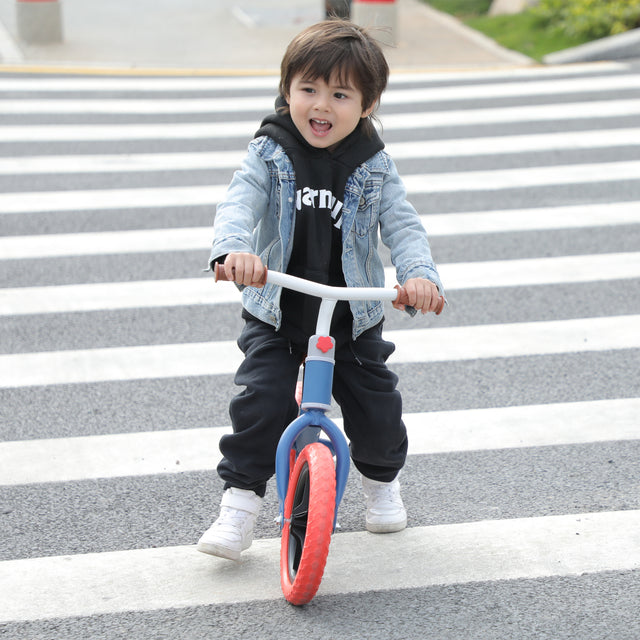 11inch Kids Balance Bike Adjustable Height Carbon Steel & PE Tires for 2-6 Years