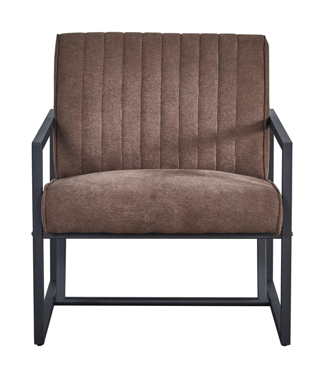 Modern design high quality fabric (BROWN)+ steel armchair，for Kitchen, Dining, Bedroom, Living Room