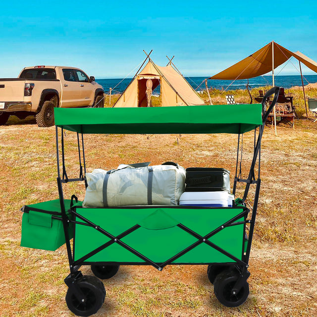 Outdoor Garden Park Utility kids wagon portable beach trolley cart camping foldable folding wagon