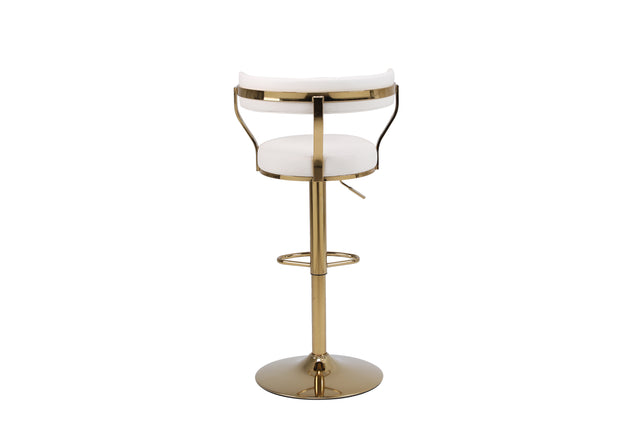 Bar Stools with Back and Footrest Counter Height Dining Chairs (1PCS/CTN)