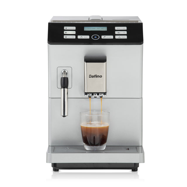 Dafino-205 Fully Automatic Espresso Machine w/ Milk Frother, Silver