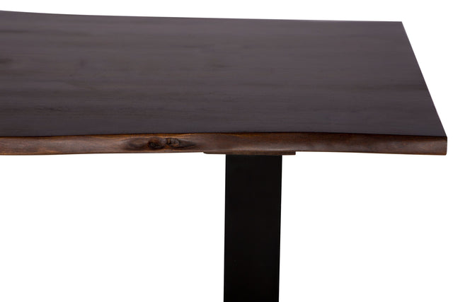 63 Inches Live Edge Dining Table