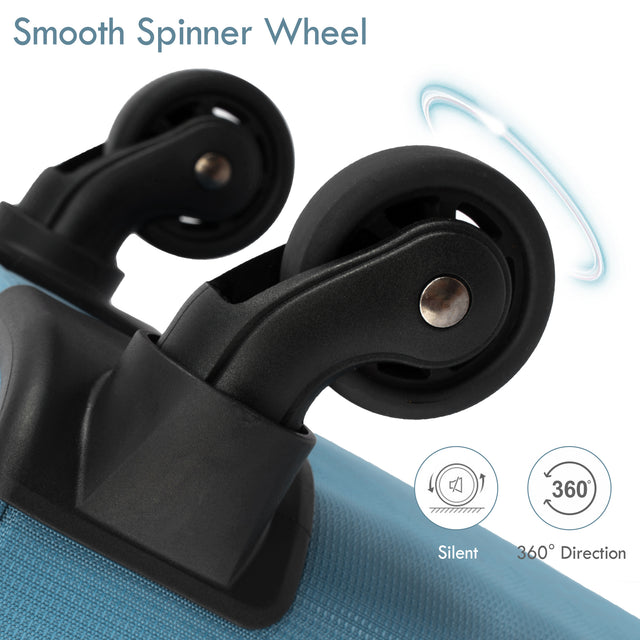 Softside Luggage Expandable 3 Piece Set Suitcase Upright Spinner Softshell Lightweight Luggage Travel Set