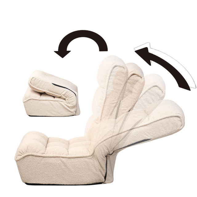 Single sofa reclining chair Japanese chair lazy sofa tatami balcony reclining chair leisure sofa adjustable chair