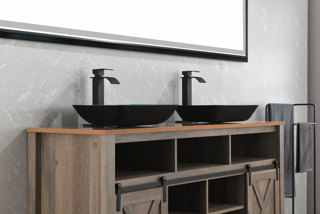 LTL needs to consult the warehouse address88 in. W x 38 in. H Oversized Rectangular Black Framed LED Mirror Anti-Fog Dimmable Wall Mount Bathroom Vanity Mirror  Wall Mirror