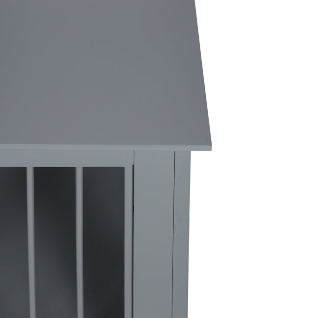 Pet house, Large Crate with Chew-Resistant Iron Bars, open from 2 directions