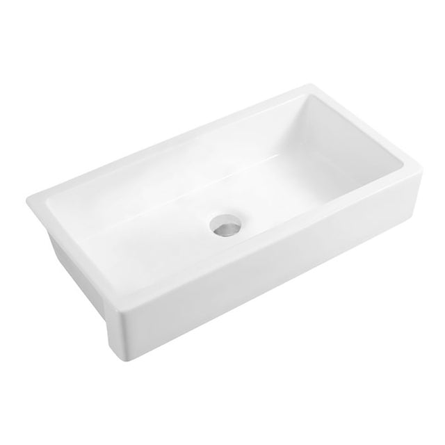 30" L x 19" W Farmhouse Kitchen Sink with kitchen faucet