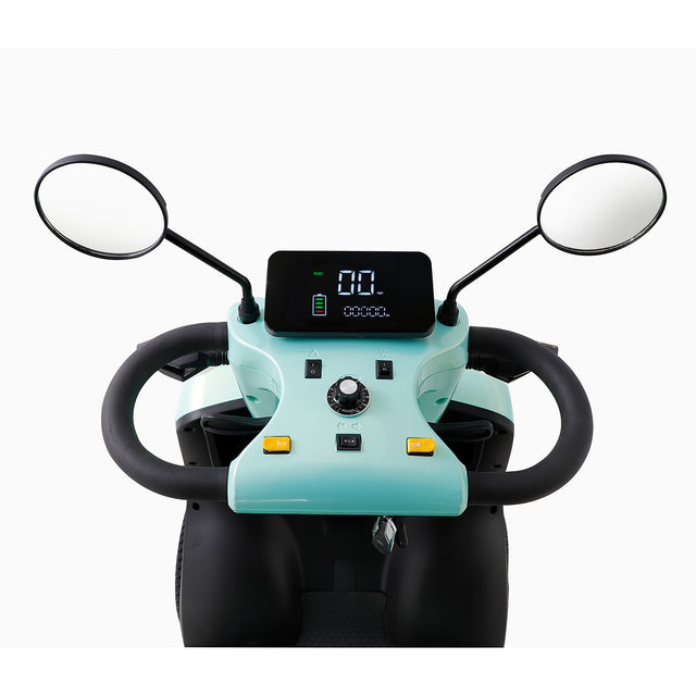 Fastest Mobility Scooter With Four Wheels For Adults & Seniors, Red 800W