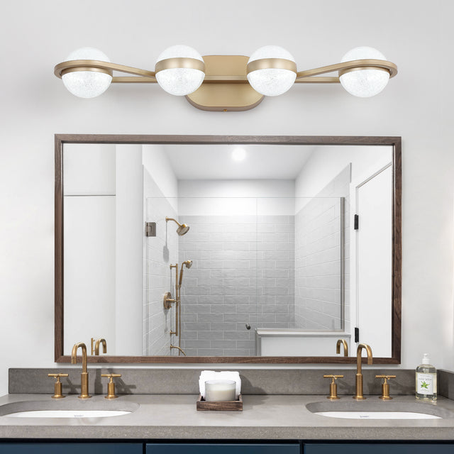 Vanity Lights With 4 LED Bulbs For Bathroom Lighting