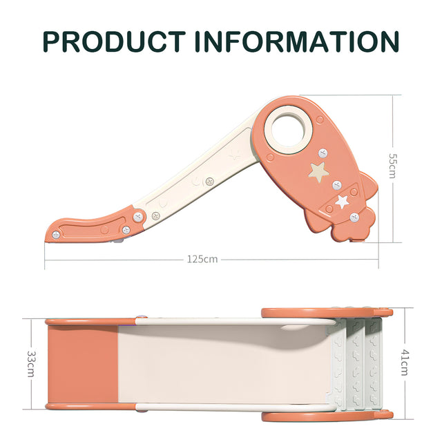 Toddler Slide Climber Set for Indoor Outdoor 3 Steps Freestanding Slide, Suitable Age1-5 Years Old Children Easy Set Up Baby Playset