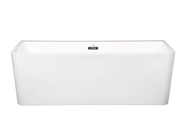 Acrylic Alcove Freestanding Soaking Bathtub