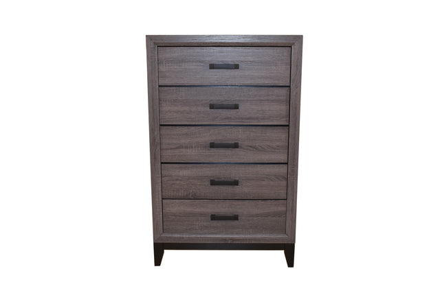 Galaxy Home Contemporary Hudson Made With Wood Chest in Gray