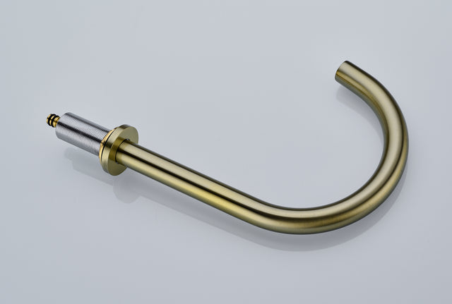 Two Handle High Arc Widespread Bathroom Sink Faucet 3 Hole