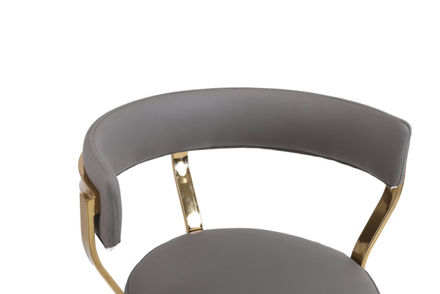 Bar Stools with Back and Footrest Counter Height Dining Chairs (1PCS/CTN)