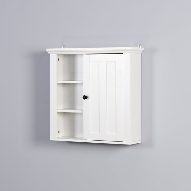 Bathroom Wooden Wall Cabinet with a Door 20.86x5.71x20 inch