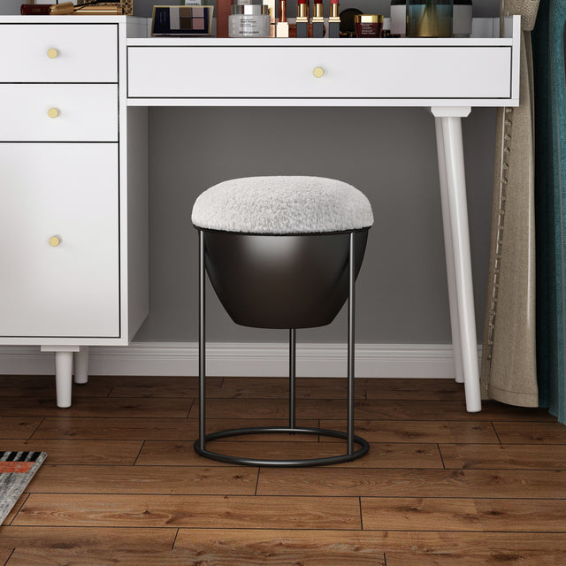 ottoman, Storage Footstool, Modern Accent Stools,Makeup Footstool, Suitable for Living Room and Bedroom