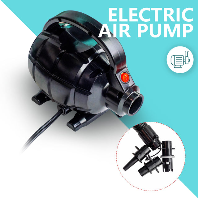 inQracer Gymnastics Mat Air Mats 10ft, Inflatable Tumbling Mat Tumble Track Air Floor with Electric Air Pump for Kids Home Use/Cheerleading/Gym/Outdoor/Yoga/Water Use, Green