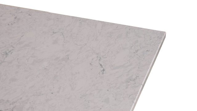 Montary 43 inches bathroom stone vanity top calacatta gray engineered marble color with undermount ceramic sink and single faucet hole with backsplash