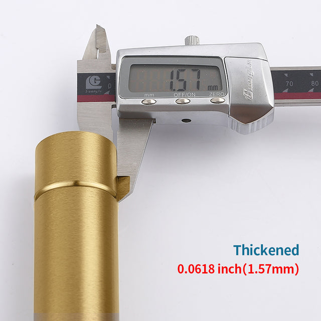 Bathroom Sink Drain Vanity Sink Drain with Strainer Basket Brushed Gold